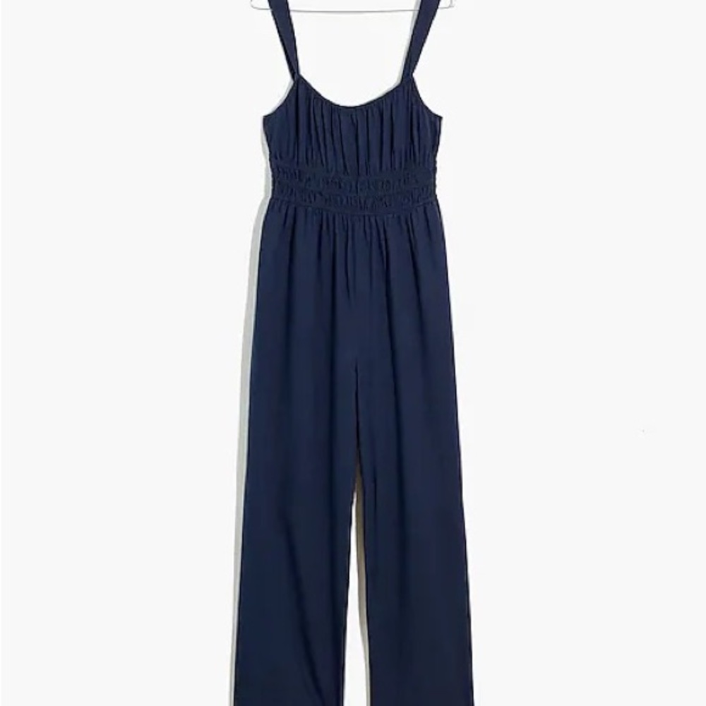 Madewell Linen blend Sophie Tank Wide leg Jumpsuit XS